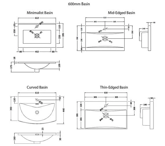 Nuie Athena Wall Hung 2 Door Vanity Unit With Worktop Or Basin 10 Nuie Athena Wall Hung 2 Door Vanity Unit With Worktop Or Basin - Image 8