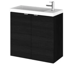 Hudson Reed Fusion 600mm Wall Hung 2 Door Slimline Vanity Unit And Basin -Burlington Shop M700 2023 3 25 6 9 26 293