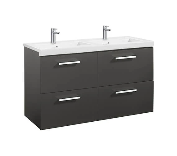 Roca Prisma Unik 1200 X 694mm Textured Ash 4-Drawer Base Unit With Basin 6 Roca Prisma Unik 1200 X 694mm Textured Ash 4-Drawer Base Unit With Basin - Image 4