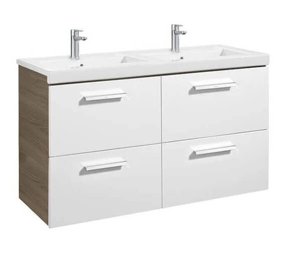 Roca Prisma Unik 1200 X 694mm Textured Ash 4-Drawer Base Unit With Basin 7 Roca Prisma Unik 1200 X 694mm Textured Ash 4-Drawer Base Unit With Basin - Image 5