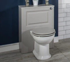 Silverdale Back To Wall Unit With Victorian Pan And Concealed Cistern