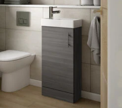 Nuie Vault 405 X 861mm Single Door Floor Standing Compact Unit And Basin -Burlington Shop M700 2023 5 19 8 5 21 696