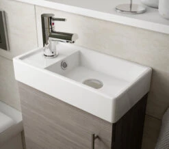 Nuie Vault 405 X 861mm Single Door Floor Standing Compact Unit And Basin -Burlington Shop M700 2023 5 19 8 8 14 210