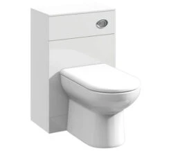 Nuie Mayford 766mm High Back-To-Wall WC Furniture Unit White