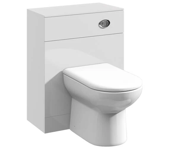 Nuie Mayford 766mm High Back-To-Wall WC Furniture Unit White 7 Nuie Mayford 766mm High Back-To-Wall WC Furniture Unit White - Image 5