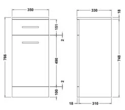 Nuie Mayford 350mm Wide Laundry Basket Furniture Unit White 11 Nuie Mayford 350mm Wide Laundry Basket Furniture Unit White -Burlington Shop M700 2023 5 25 12 59 56 878