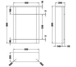 Nuie Parade 550 X 205mm Back-To-Wall WC Furniture Unit -Burlington Shop M700 2023 5 26 8 13 29 458