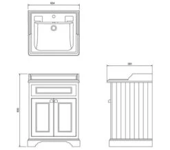 Burlington 650mm Freestanding Two Door Vanity Unit -Burlington Shop M700 2023 5 31 15 50 3 674