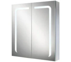 HIB Stratus 60 LED Demisting Aluminium Mirror Cabinet 600 X 700mm -Burlington Shop M700 2023 6 1 11 30 20 537