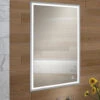 HIB Vanquish 50 LED Demisting Recessed Mirror Cabinet 530 X 730mm -Burlington Shop M700 2023 6 1 12 1 34 518