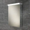 HIB Flux Compact LED Top Illuminated Mirror Cabinet 400 X 600mm