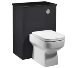 Roper Rhodes Hampton 600 X 359mm Back To Wall WC Unit -Burlington Shop QS V4175 Slate20Grey M