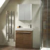 Tavistock Kobe 560mm Walnut Floor-Standing Unit And Basin