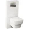 IMEX Echo White Gloss 550 X 1150mm Concealed Cistern Cover -Burlington Shop QS V72213 1 mn
