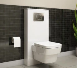 IMEX Echo White Gloss 550 X 1150mm Concealed Cistern Cover -Burlington Shop QS V72213 3 mn